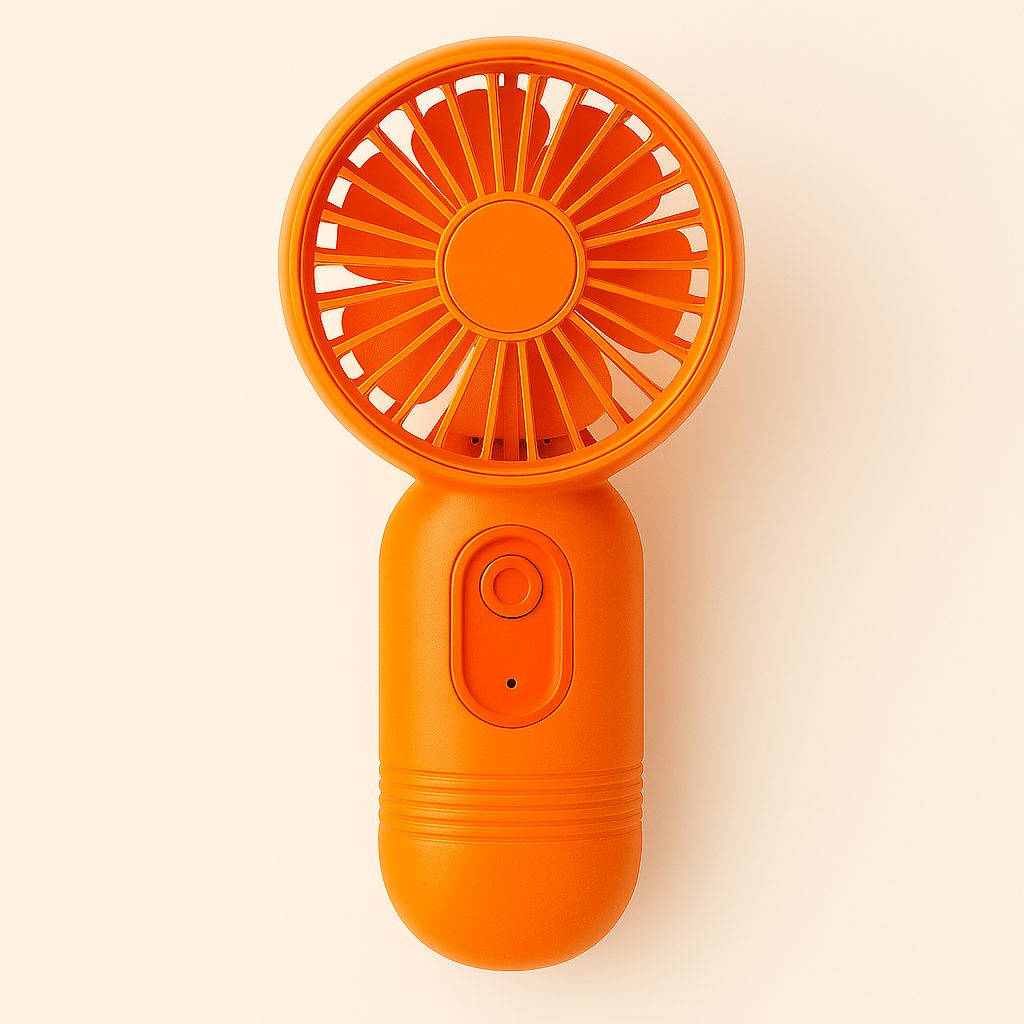 Mini Fan - "OR" Orange