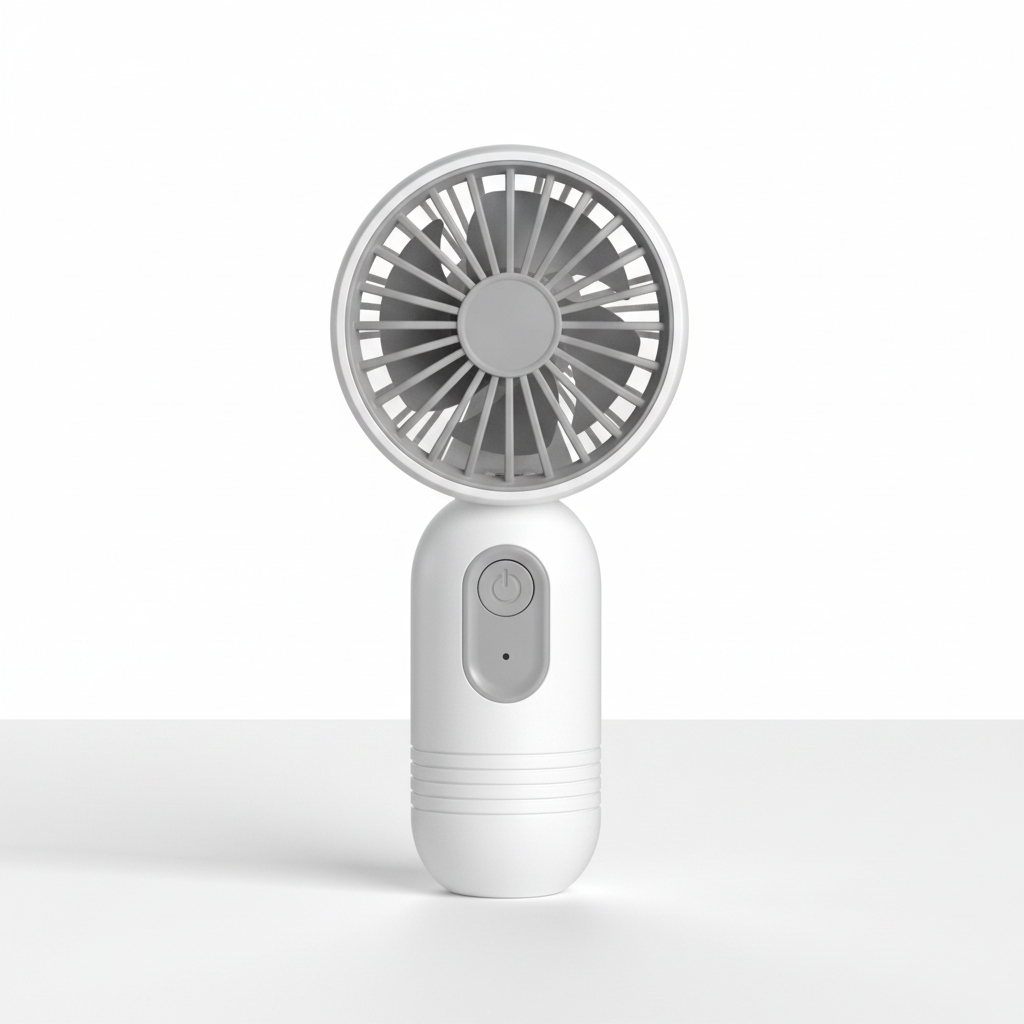 Mini Fan - Workup White