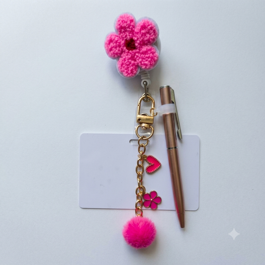 Signature™ Charm Badge - Pressure Pink