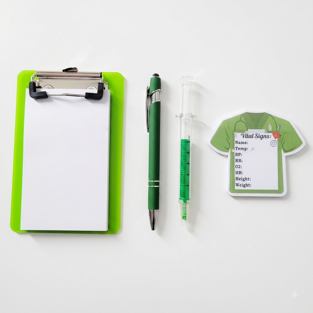 Stationery Set - Genetic Green