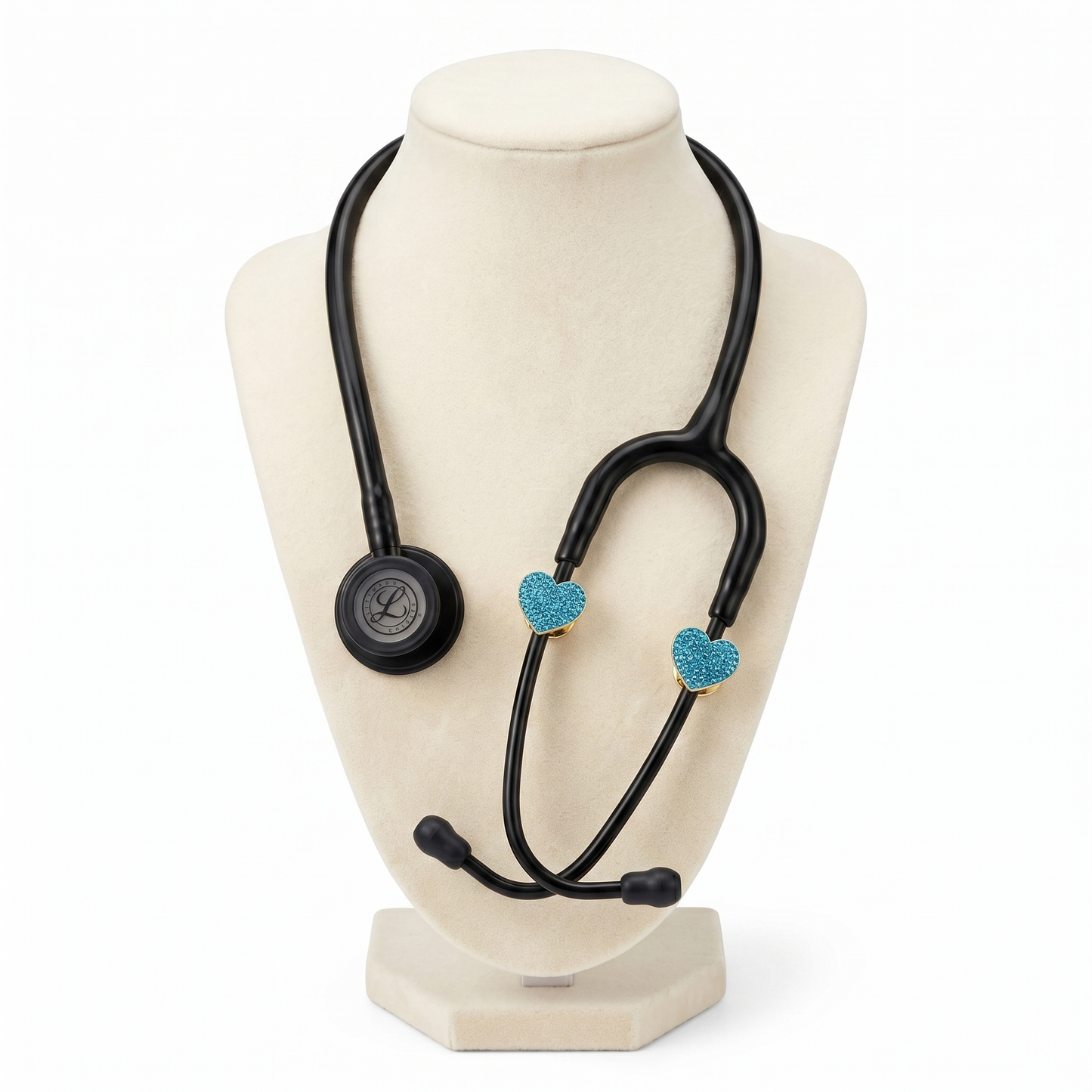 Signature™ Baseline Blue Stethoscope Charms (Heart)