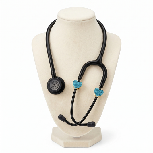 Signature™ Baseline Blue Stethoscope Charms (Heart)