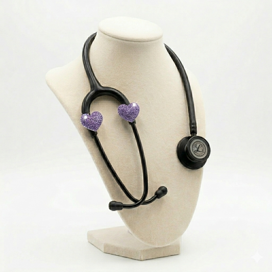 Signature™ Pulse Purple Stethoscope Charms (Heart)