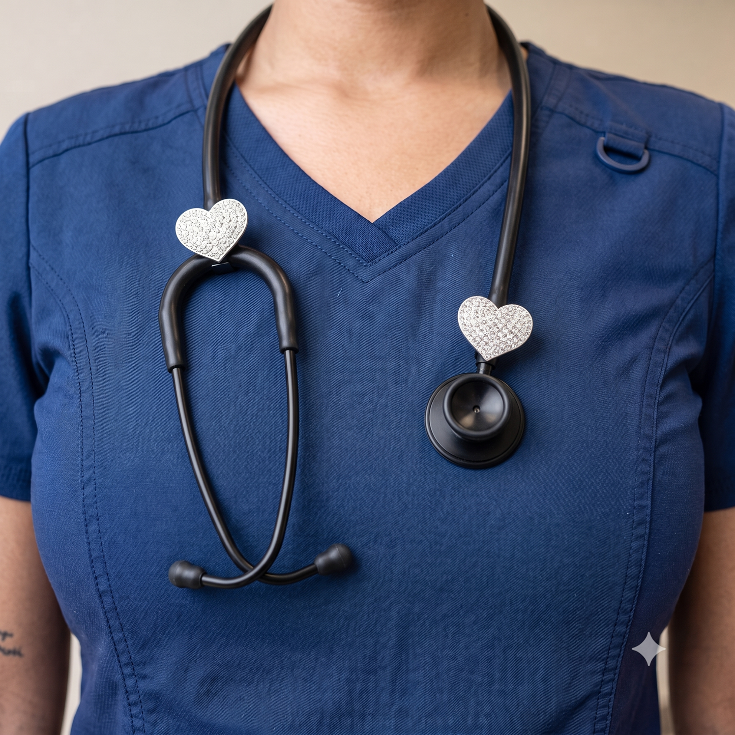 After-Hours™ Workup White Stethoscope Charms