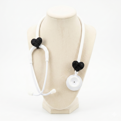 After-Hours™ Bodied Black Stethoscope Charms
