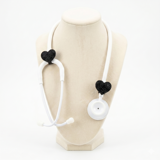 After-Hours™ Bodied Black Stethoscope Charms