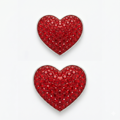 Triage™ "Rx" Red  Stethoscope Charms (Heart)