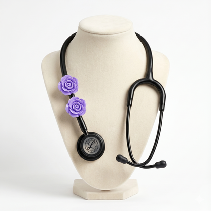 Signature™ Pulse Purple Stethoscope Charms (Flower)