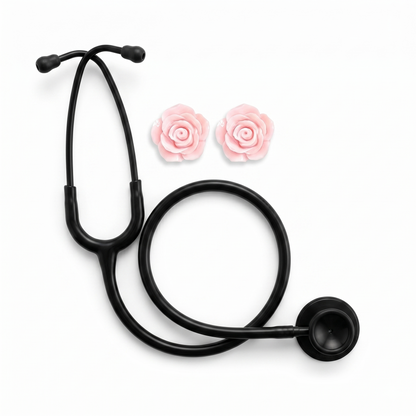 Lifeline™ Patient Pink Stethoscope Charms (Flower)