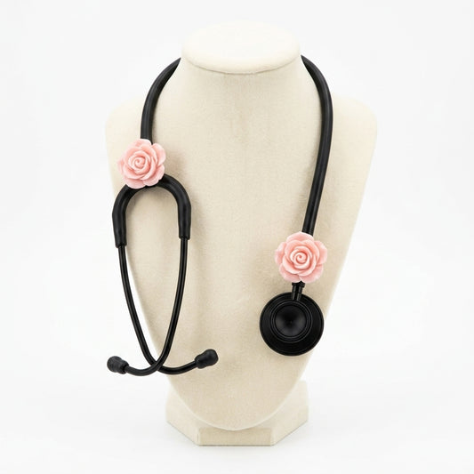 Lifeline™ Patient Pink Stethoscope Charms (Flower)