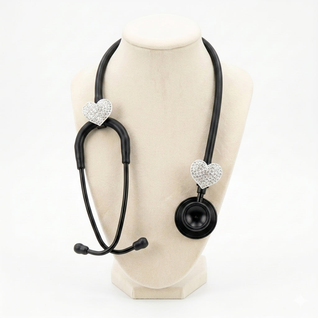 After-Hours™ Workup White Stethoscope Charms