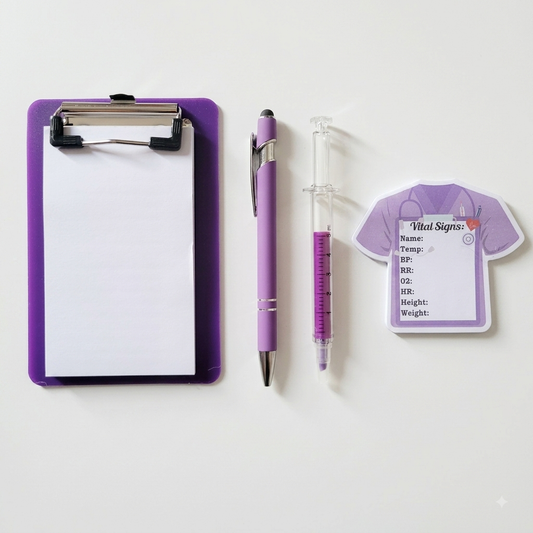 Stationery Set - Pulse Purple