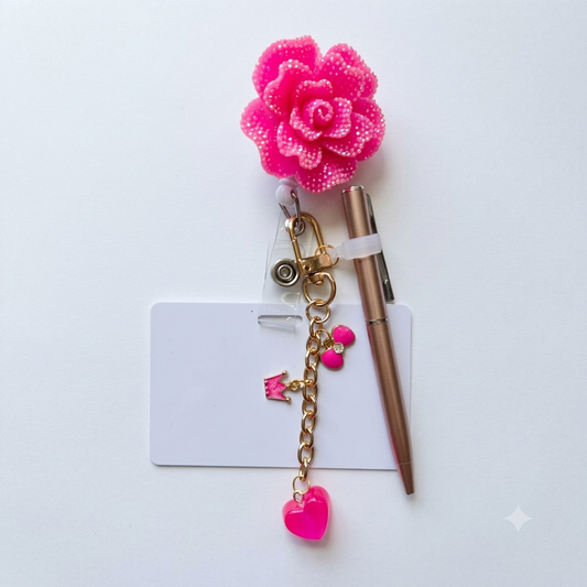 Signature™ Charm Badge - Pressure Pink