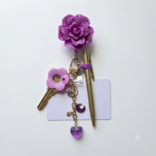 Signature™ Charm Badge - Pulse Purple