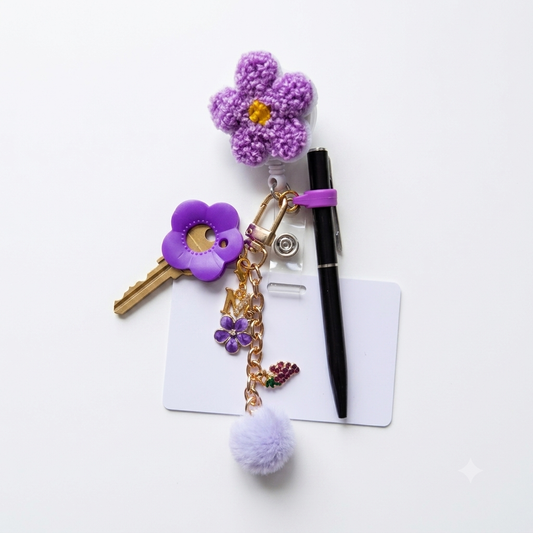 Signature™ Charm Badge - Pulse Purple