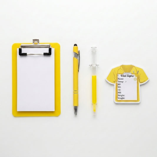 Sticky Note & Pen Set - Vital Yellow